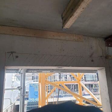 pencere qapi: Beton deşmə beton kəsmə kesimi boru yerlerinin acilmasi — 23