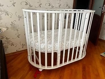 Oğlan və qız üçün, İşlənmiş, Yumru, Beşik, Matras ilə, Yellənmə mexanizm ilə