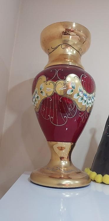 ag gilas murəbbəsi: Məhsul: Əl naxışlı şüşə servis dəsti - Material: qalın, şəffaf şüşə — 6