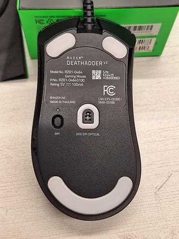 90 fps: Razer DeathAdder V3 Wired Gaming Mouse Təxminən 1 il olar alınıb, az — 6