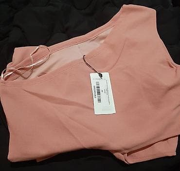 klyoş qadın ətəkləri: Bir çiyinli, cut-out detalı, dizə qədər qısa ziyafət donu. - Rəng — 5