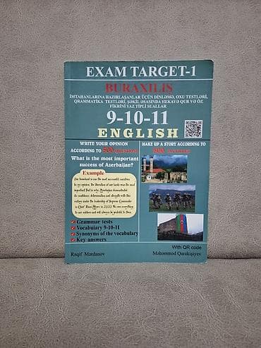 🔥İDEAL VƏZİYYƏTDƏ İNGLİS DİLİ ÜÇÜN VƏSAİT🔥 Exam Target-1 “Buraxılış” – lalafo.az -da 🔥İDEAL VƏZİYYƏTDƏ İNGLİS DİLİ ÜÇÜN VƏSAİT🔥 Exam Target-1 “Buraxılış” –