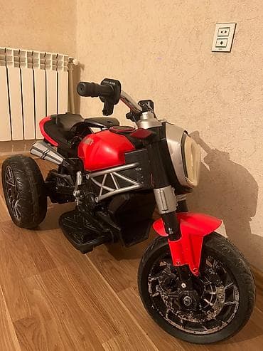 uşaqlar ucun oyuncaqlar: Uşaq üçün elektrikli üçtəkərli motosiklet – “DUCATI” dizaynlı - — 1