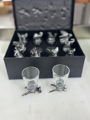 kabel tok: Rümkalar, rəng - Qızılı, Şüşə, 12 ədədli dəst — 3