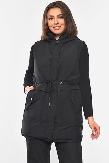 aşbaz geyimi: Jilet, L, rəng - Qara — 4
