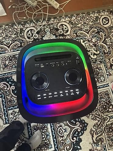 yaxa mikrofonu: Hofman Karaoke funksiyalı portativ partnyor akustik sistemi - İki — 3