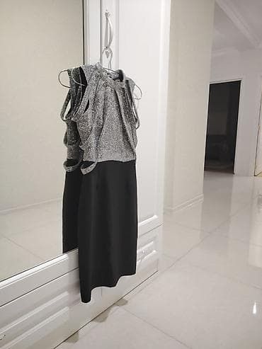 vecerni donlar: Qadın geyimi – şıq gecə/ziyafət donu - Model: iki hissəli görünüşlü — 2