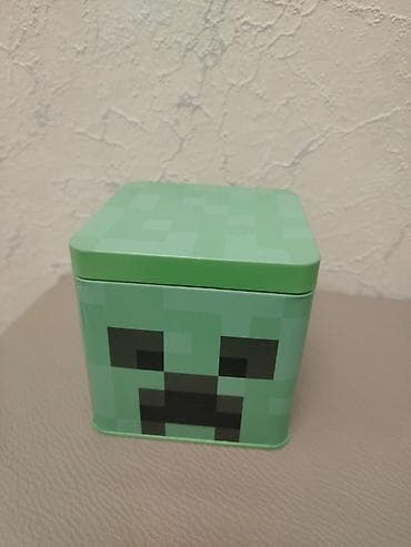 sandiqlar: Minecraft Creeper temalı metal qutu - Rəsmi lisenziyalı məhsul — 1