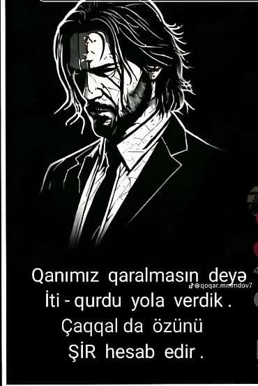 Poster/print: qrafik portret və motivasiyaedici sitat - Dizayn