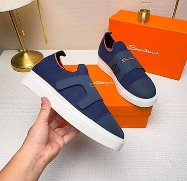 sport ayaqqabilar: Lüks kişi krossovkaları – müxtəlif modellər 1) Qara dəri krossovka - — 2