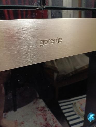 efba soba: Gorenje inteqrasiya olunan elektrik sobası - Qara şüşə ön panel və — 6