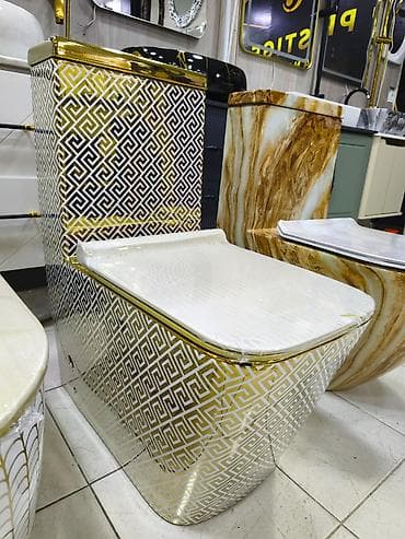 Lüks dizaynlı monoblok tualet - Material: yüksək keyfiyyətli