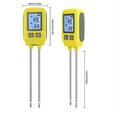 heyet supurgesi: Torpaq testeri Model: SGS 09 4-ü 1-də Azot (N) Fosfor (P), Kalium və — 4