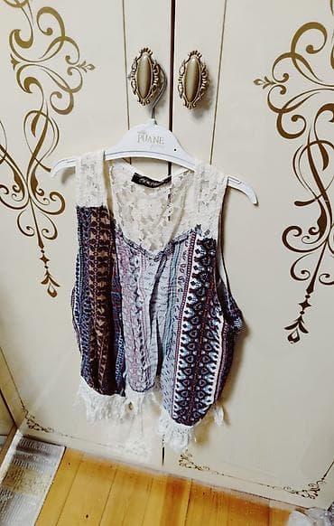 Bohem tərzli qadın bluz/top - Marka: Miss Piane asqısı üzərində, iç