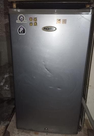 Mini Fischer Soyuducu Satılır, rəng - Gümüşü