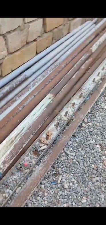 işlənmiş borular: Demir trubalar 200kq artıqdır çəkisi naves yığmaq üçün istifade — 3