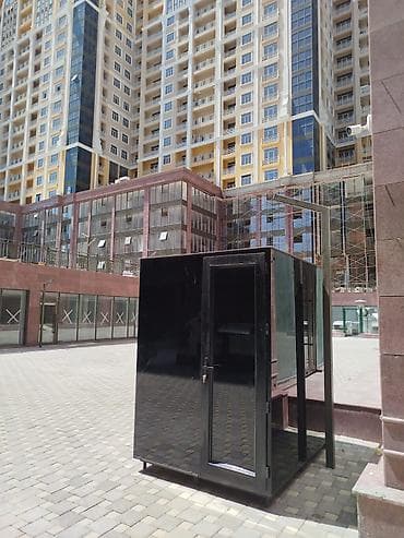 Butkalar, köşklar: Mühafizə butkası — 155 x 155 sm ölçülü, parlaq qara fasadlı — 7