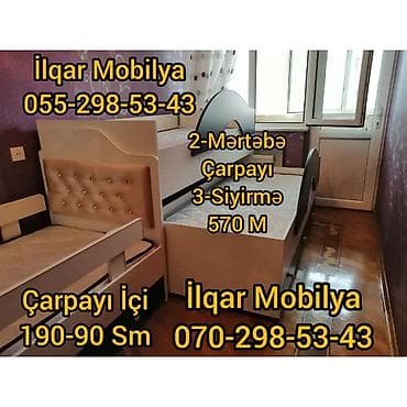 ucuz krafat: Oğlan üçün, Yeni, Çarpayı, Matrassız, Siyirməsiz, Laminat — 5
