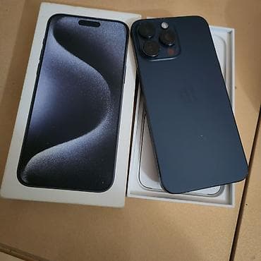 note 12 pro plus: IPhone 15 Pro Max, 256 GB, Blue Titanium, Face ID — 2