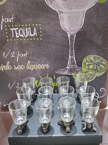 cop 29 termos: Rümkalar, rəng - Qızılı, Şüşə, 12 ədədli dəst — 5