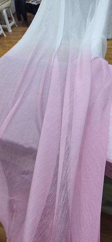 Şamdanlar: Boz rəngli ikili pərdə dəsti - Material: Qalın, yumşaq teksturalı — 8