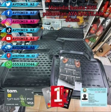 xırdalanda təkər satisi: Hyundai sonata 2019 poliuretan ayaqalti 60azn *avtomir.Az* / atatürk — 1