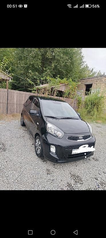 byd satilir: Kia Picanto, qara rəngli, 5 qapılı hetçbek. Texniki xüsusiyyətlər və — 1