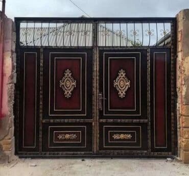darvaza şəkilləri: Ворота и комплектующие, Дворовые, Новый, Механические, Бесплатная доставка, Платная доставка, Доставка в районы, Бесплатная установка — 18