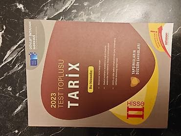 Velosiped ehtiyyat hissələri: Ümumi Tarix Testlər 11-ci sinif, DİM, 2-ci hissə, 2023 il — 1