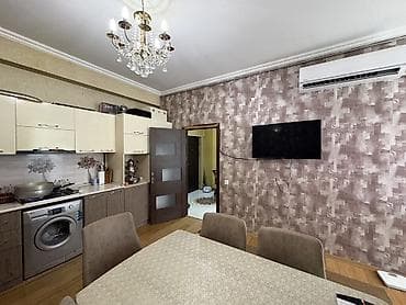 Mənzilin təsviri: - Plan: 2 otağa çevrilmiş (mətbəx-studiya — 3