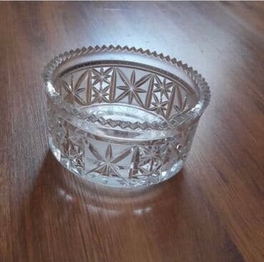 зеркальная посуда для фуршета: Kristal şüşə məmulatları dəsti - Karaf və qədəh dəsti: Ştamplı — 3