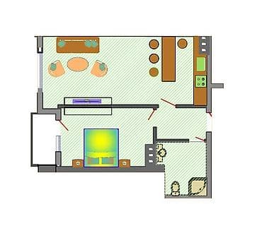 Квартиры: 2 комнаты, Новостройка, 61 м² — 7