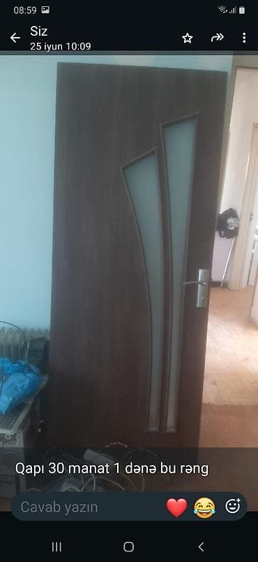 Məkan qapıları – şüşəli dekorlu model - Material: MDF/laminat örtüklü lalafo.az -da Məkan qapıları – şüşəli dekorlu model - Material: MDF/laminat örtüklü