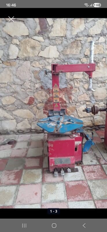 Restoran, kafe avadanlığı: Təkərsökən aparatı (şinmontaj stanoku) - Avtomobil təkərlərinin — 2