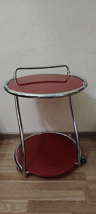 parca dolab: İki mərtəbəli servis/çəkmə arabası - Dairəvi dizayn: 2 ədəd dairəvi — 1