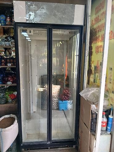 vitri: İki qapılı şüşə vitrin soyuducu - Mağaza, market, kafe və restoranlar — 2