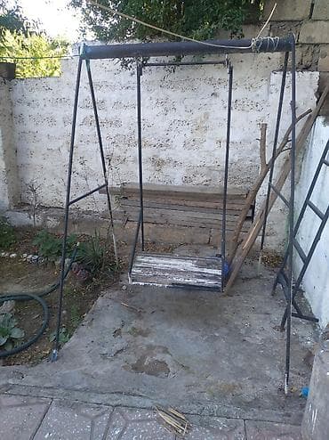 Sifarişlə mebel: İşlənmiş, Oturacaq-yelləncək, Zontiksiz, Metal — 4