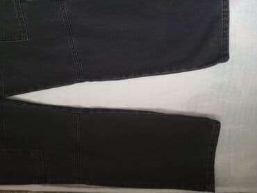 kişi ucun klassik qara kostyum: Qara rəngində cins şalvar. Yeni alınıb!! — 1