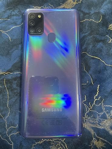 Samsung Galaxy A21S, 32 GB, rəng - Bənövşəyi, Barmaq izi — 1