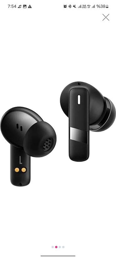 samsung buds 3 pro: Simsiz (Bluetooth) Qulaqcıqlar, Baseus, rəng - Qara — 3