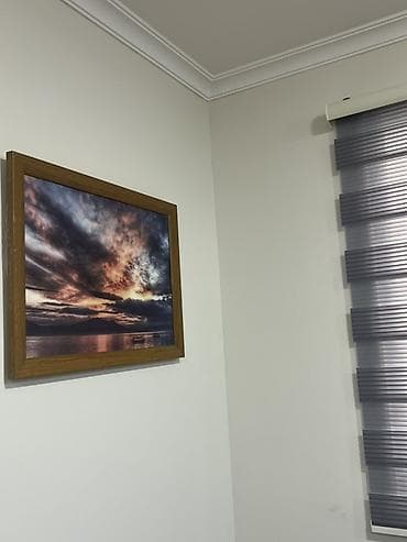 pony sekilleri: Divar üçün dekorativ tablo dəsti – 4 ədəd - Mövzu: təbiət və landşaft — 6