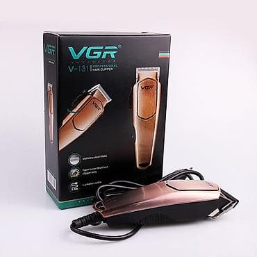 qısa sac modelleri: VGR V131 . Təsviri: Kişilər üçün Profissional saç kəsimi üçün bir başa — 4