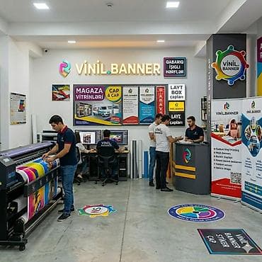 online reklam isi: Reklam və çap xidmətləri – Vinil Banner Təklif olunan işlər: ➢ — 1
