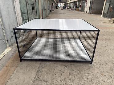 Məhsul: Metal karkaslı, iki səviyyəli vitrin/masa stendi Təsvir: -