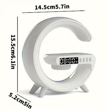 gece lampalari: LITTLE G Smart Light – çoxfunksiyalı masa lampası və saat - Dizayn — 3