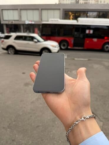 iphone 13 ikinci el qiymeti: IPhone 13 Pro, 128 GB, Blue Titanium, Face ID — 2