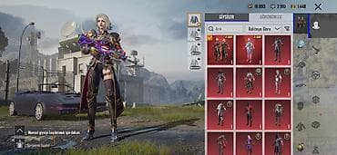 PUBG Mobile hesabı – zəngin kolleksiya və laboratoriya yüksəlişləri -