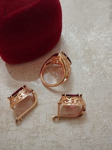 oyun kosolu: Fabrik istehsali, dest, qizil suyunan üzük, razmer 17
Sumqayit — 2