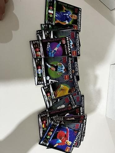 Heykəlciklər: Futbol kolleksiya kartları Orijinal türk kartları — 3