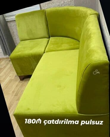 mətbəx ucun divan: Künc divan, Yeni, Açılmayan, Bazasız, Şəhərdaxili pulsuz çatdırılma — 1